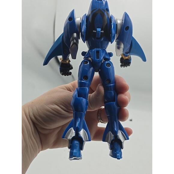 Vintage 2007 Bandai Jungle Fury Blue Shark Animorphin Power Rangers Figure Toy - Picture 4 of 5